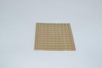 Preview: LEGO 20 x Basisplatte Bauplatte dunkelbeige Dark Tan Basic Plate 1x6 3666