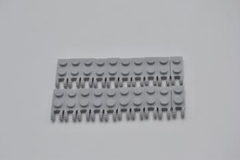 Preview: LEGO 20 x Gelenkscharnier neuhell grau Light Bluish Gray Hinge Plate 1x2 44302