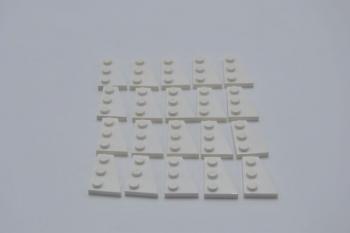 Preview: LEGO 20 x FlÃ¼gelplatten rechts weiÃŸ White Wedge Plate 3x2 Right 43722