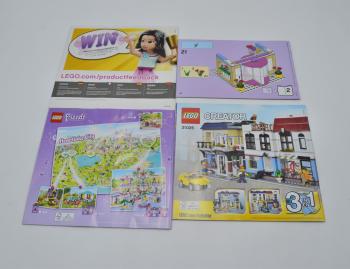 Preview: LEGO Set 41058 Einkaufszentrum mit BA Heartlake Shopping Mall with instruction