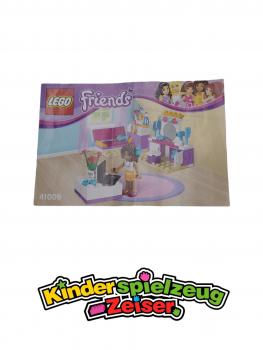 Preview: LEGO Set 41009 Friends Schlafzimmer mit BA Andrea's Bedroom with instruction