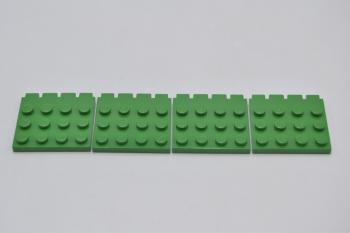 Preview: LEGO 4 x Schanierplatte Autodach grÃ¼n Green Hinge Vehicle Roof 4x4 4213