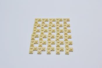 Preview: LEGO 30 x Eckplatte flach beige Tan Plate 2x2 Corner 2420 4114077