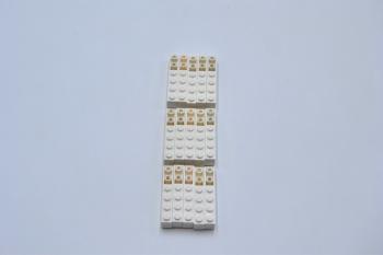 Preview: LEGO 15 x Dachstein invers weiÃŸ White Slope Curved 6x1 Inverted 42023 4160403