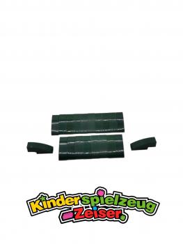 Preview: LEGO 20 x Bogenstein Dachstein dunkelgrÃ¼n Dark Green Slope Curved 3x1 50950