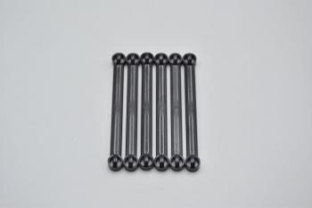 Preview: LEGO 6 x Stabilisator Strebe schwarz Black Technic Link 1x9 32293