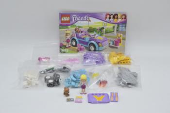 Preview: LEGO Set 3183 Friends mit BA Stephanie's Cool Convertible with instruction