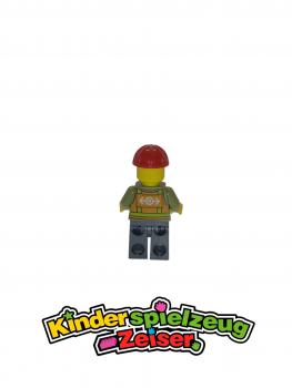 Preview: LEGO Figur Minifigur Minifigures Train Worker Zug Eisenbahn Arbeiter trn235