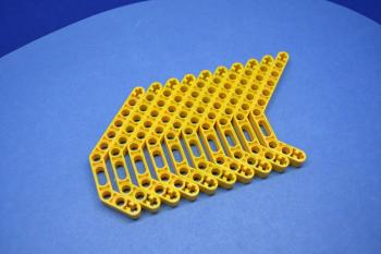 Preview: LEGO 10 x Technik Liftarm gebogen 45° dick 1x11 gelb 32009 411199 technic 