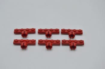 Preview: LEGO 6 x Kupplung rot Red Plate Modified 1x4 Tow Ball Socket Short 8mm 3183b