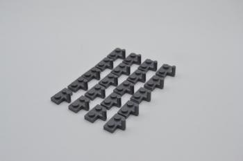 Preview: LEGO 20 x Platte Haken neues dunkelgrau Dark Bluish Gray Plate Modified 1x2 4623