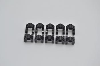 Preview: LEGO 10 x Technic Verbinder Spalt schwarz black cross block form 2x2x2 92907 