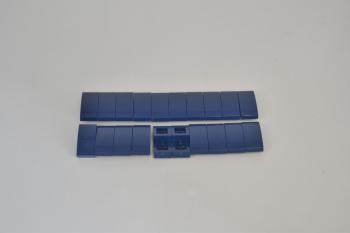 Preview: LEGO 20 x Dachstein gebogen dunkelblau Dark Blue Slope Curved 2x1x2/3 11477