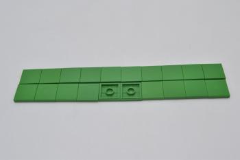 Preview: LEGO 20 x Kachel Fliese mit Rille grÃ¼n Green Tile 2x2 with Groove 3068b