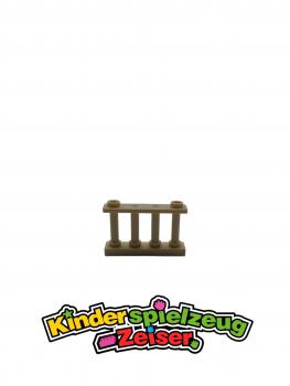 Preview: LEGO Spindelzaun Zaun Absperrung beige Tan Fence 1x4x2 Spindled 2 Studs 30055