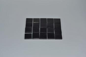 Preview: LEGO 20 x Kachel Fliese Platte schwarz Black Tile 2x2 with Groove 3068