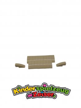 Preview: LEGO 20 x Bogenstein Dachstein beige Tan Slope Curved 3x1 50950