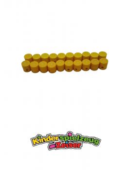 Preview: LEGO 20 x Technik Kolben Zylinder gelb Yellow Technic Engine Piston Round 2851