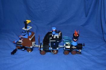 Preview: LEGO Set 6497 Time Cruisers Twisted Time Train vintage set ohne Bauanleitung