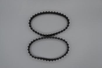 Preview: LEGO 2 x Gummikette schwarz Black Tread Large Non-Technic 36 tread links x1681