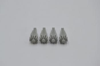 Preview: LEGO 4 x Flugzeugturbinen althell grau Light Gray Engine Smooth Large 4869