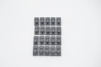 Preview: LEGO 20 x Scharnier neues dunkelgrau Dark Bluish Gray Hinge Plate 1x2 30383
