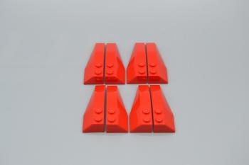 Preview: LEGO 4 Paar FlÃ¼gel rot 4 pair red wing 41747 41748 4160105 4160127