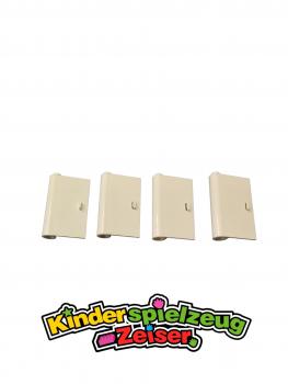 Preview: LEGO 4 x TÃ¼r TÃ¼rblatt HaustÃ¼r links weiÃŸ White Door 1x3x4 Left 445