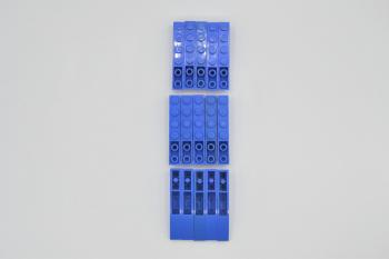 Preview: LEGO 15 x Dachstein invers blau Blue Slope Curved 6x1 Inverted 42023 4160407