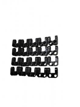 Preview: LEGO 20 x Verbinder 2-fach schwarz Black Technic Axle and Pin Connector 41678