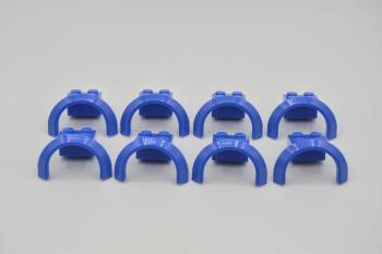 Preview: LEGO 8 x Radkasten blau Blue Vehicle Mudguard 4x2 1/2x1 2/3 w. Arch Round 50745