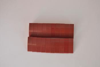 Preview: LEGO 20 x Bogenstein abgerundet dunkelrot Dark Red Slope Curved 3x1 50950