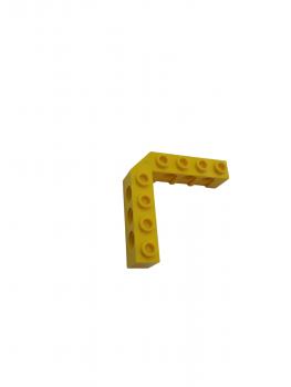 Preview: LEGO Winkel gelb Yellow Technic Brick 5x5 Right Angle 1x4-1x4 32555 