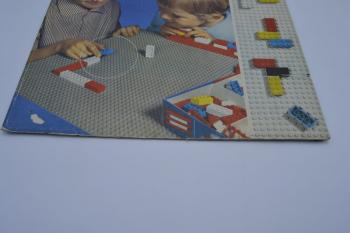 Preview: LEGO System Basisplatte 50x50 Noppen mit HÃ¼lle 799 grey gray vintage baseplate
