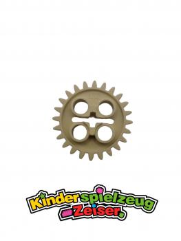 Preview: LEGO Technik Zahnrad 24 ZÃ¤hne beige Tan Technic Gear 24 Tooth 1 Axle Hole 3648