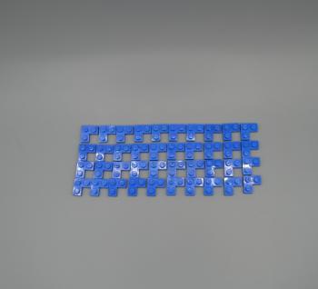 Mobile Preview: LEGO 40 x Eckplatte Winkel Ecke 2x2 flach blau | blue corner plate 2420 242023