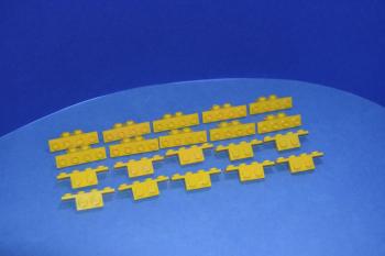 Preview: LEGO 20 x Platte 1x4 1x2 Winkelplatte gelb yellow angled plate 2436 6076799