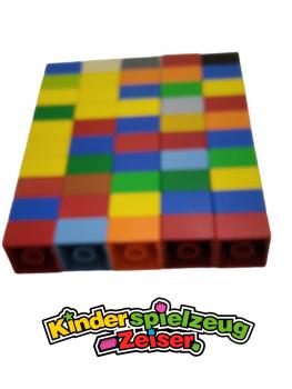 Preview: LEGO DUPLO 50 StÃ¼ck Bausteine Grundstein 2x2 4er Steine Duplosteine Farben