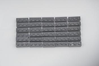 Preview: LEGO 30 x Basisstein neues dunkelgrau Dark Bluish Gray Brick 1x3 3622