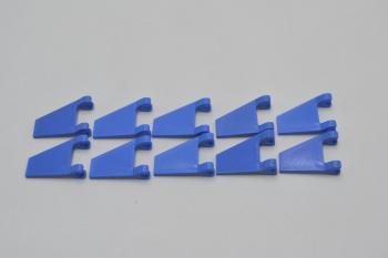 Preview: LEGO 10 x Flagge Fahne trapezform blau Blue Flag 2x2 Trapezoid 44676