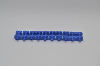 Mobile Preview: LEGO 20 x Technik Stein 1x2 mit Pin blau blue technic brick with pin 2458 245823