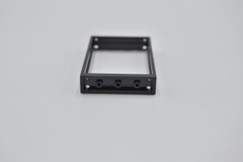 Preview: LEGO TÃ¼rrahmen schwarz Black Door Frame 1x4x6 with Four Holes Top Bottom 30179