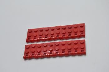 Preview: LEGO 20 x Scharnierplatte rot Red Plate Modified 1x2 Bar Handle on End 60478