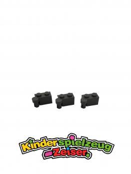 Preview: LEGO 3 x Scharnier alt dunkelgrau Dark Gray Hinge Brick 1x4 Swivel Top 3830