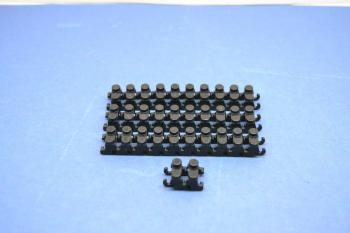 Preview: LEGO 32 x Kettenglieder schmal schwarz Black Technic Link Chain Large bb0076