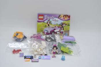 Preview: LEGO Set 41013 Friends Sportwagen mit BA Emma's Sports Car with instruction