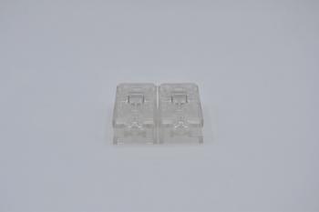 Preview: LEGO 2 x Lichtstein Trans-Clear Electric Light Brick 4.5V 2x4 54604