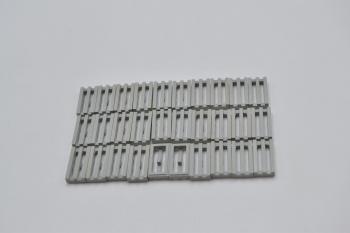 Preview: LEGO 30 x Gitterfliese althell grau Light Gray Tile 1x2 with Bottom Groove 2412b