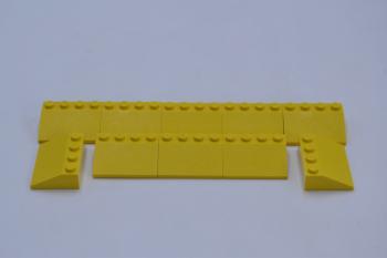 Preview: LEGO 10 x Dachstein SchrÃ¤gstein Dachziegel gelb Yellow Slope 33 3x4 3297