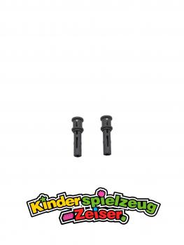 Preview: LEGO 2 x Verbinder Achsloch neues dunkelgrau Dark Bluish Gray Technic Pin 32054